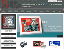 Tablet Screenshot of baronbarclay.com